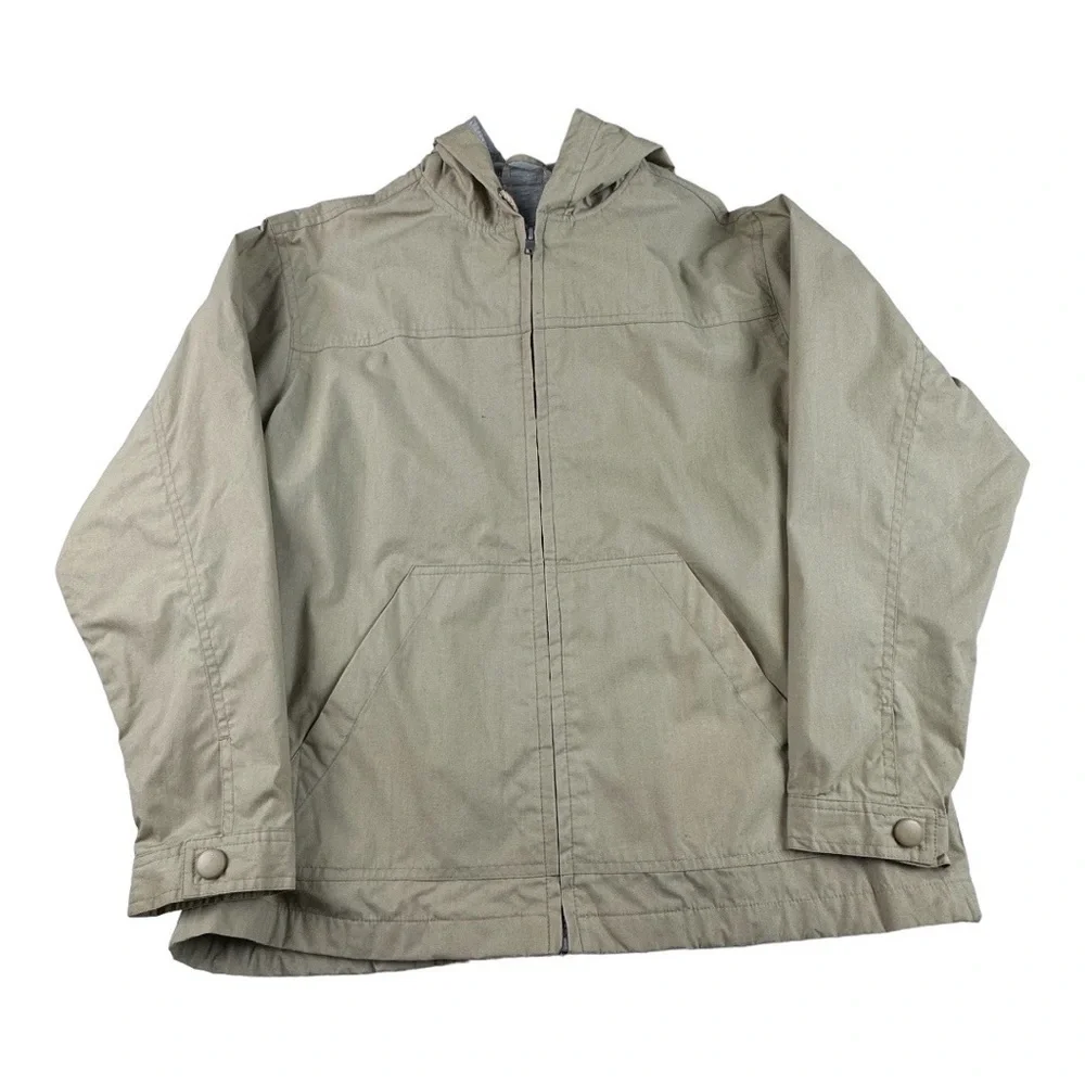 Weather Spirits Hooded Jacket Khaki Size Small - Picture 1 of 7